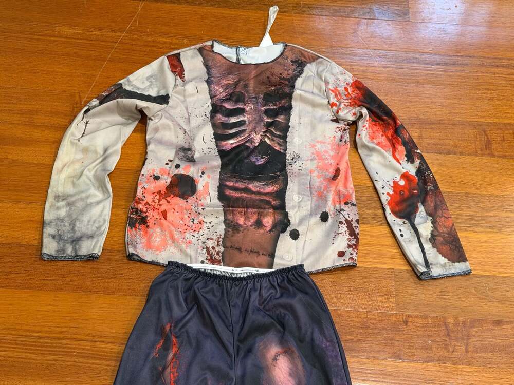 Palamon Zombie Costume Shirt and Pants, Boys Large 12-14 - Picture 3 of 4